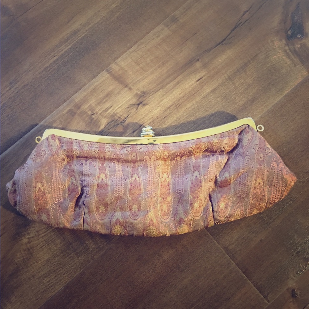 Unique Clutch with rhinestone closure